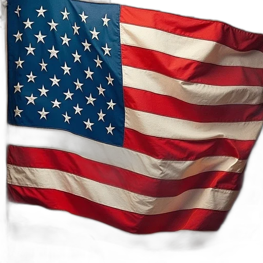 weapon, american, flag, made transparent PNG cut-out