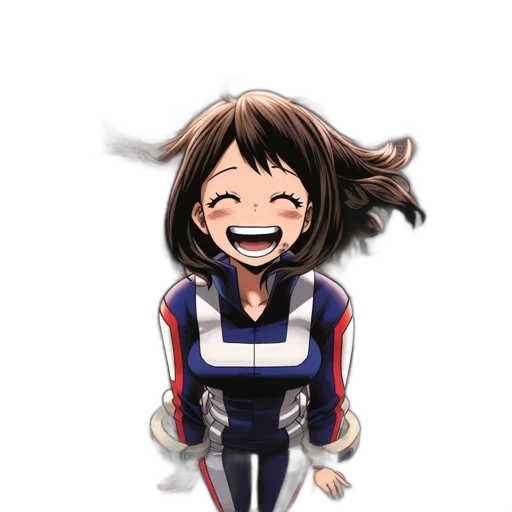 hair, jacket, staff, creature transparent PNG cut-out