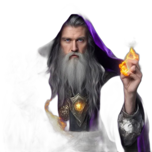 dragon, staff, sword, fantasy art transparent PNG cut-out