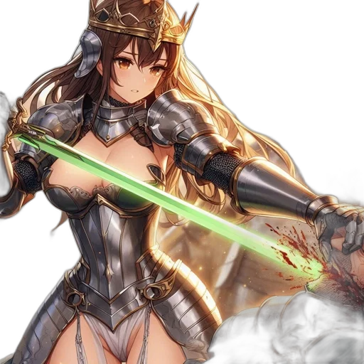 sword, weapon, staff, fantasy art transparent PNG cut-out