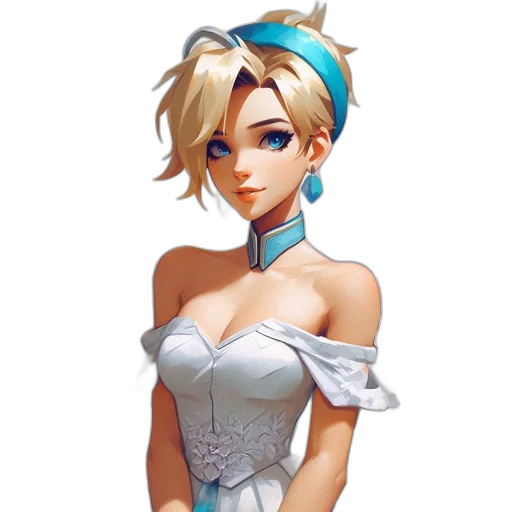 dress, staff, crown, pixel art transparent PNG cut-out