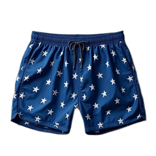 pair, blue, shorts, pattern transparent PNG cut-out