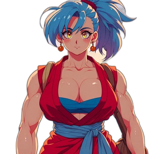 dress, weapon, anime, concept art transparent PNG cut-out