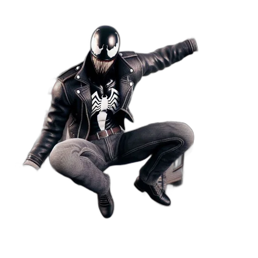 jacket, mask, weapon, concept art transparent PNG cut-out