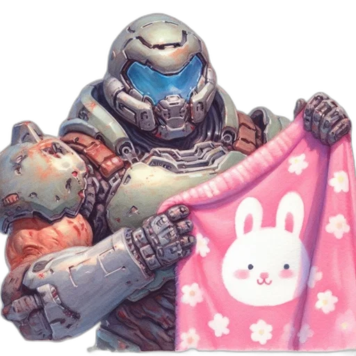 robot, weapon, jacket, creature transparent PNG cut-out