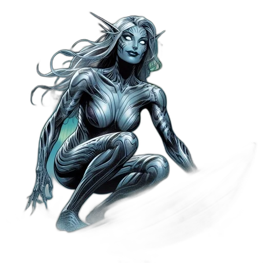 creature, comic book art, concept art, fantasy art transparent PNG cut-out