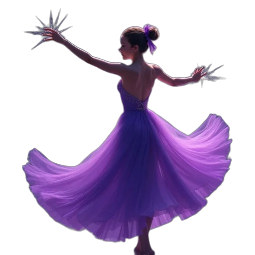 dress, staff, concept art, fantasy art transparent PNG cut-out