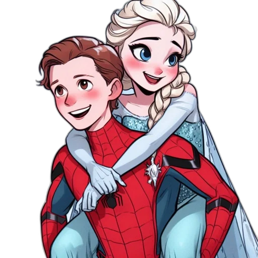 comic book art, cartoon, concept art, watercolor transparent PNG cut-out