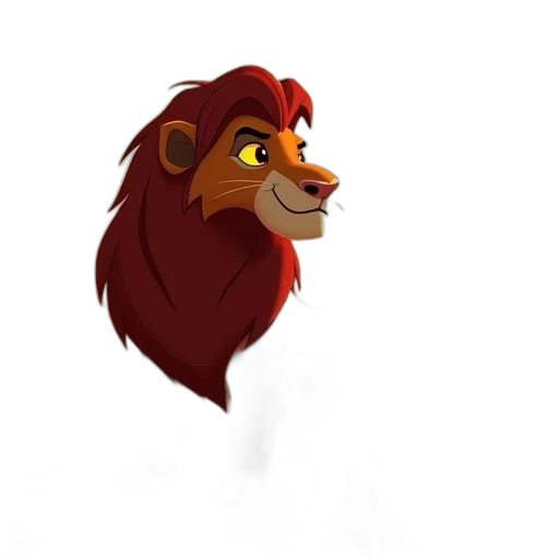 crown, staff, animal, face transparent PNG cut-out