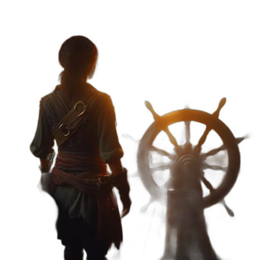 weapon, sword, staff, dress transparent PNG cut-out