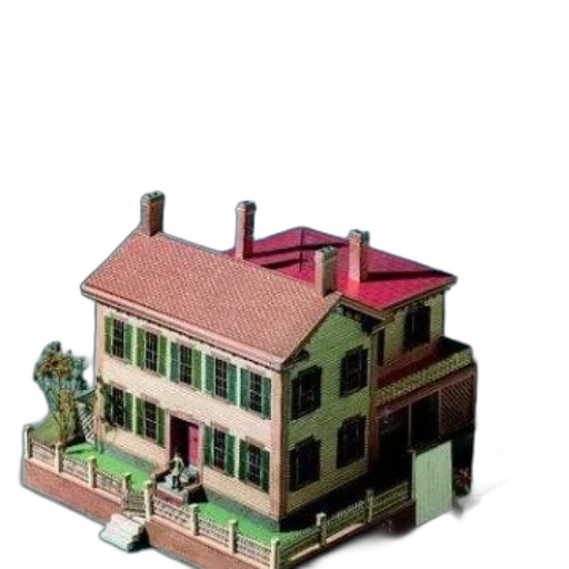 building, furniture, jewelry, 3d render transparent PNG cut-out