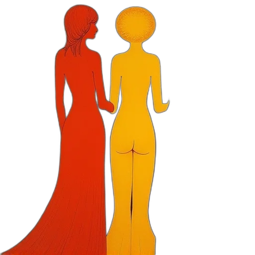 dress, concept art, 3d render, golden transparent PNG cut-out