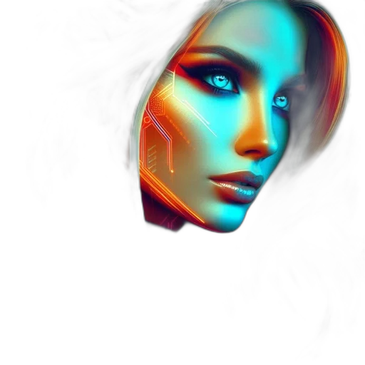 face, robot, mask, jewelry transparent PNG cut-out