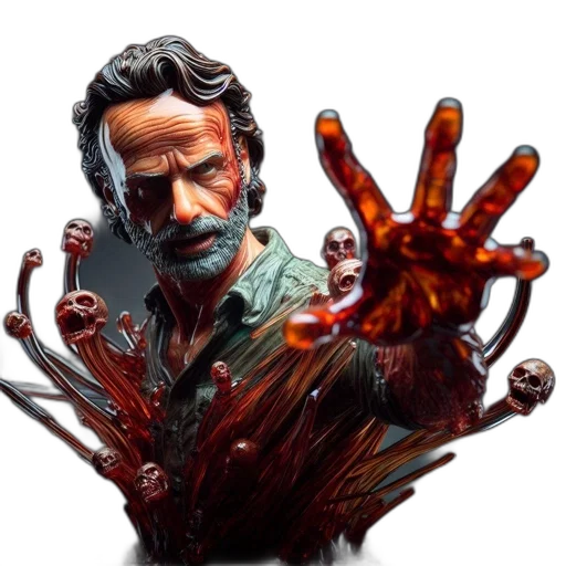 concept art, 3d render, comic book art, photorealistic transparent PNG cut-out
