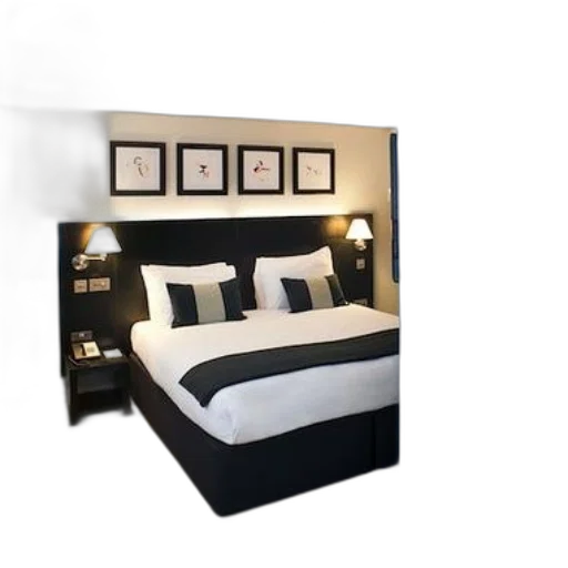 furniture, 3d render, photorealistic, monochrome transparent PNG cut-out
