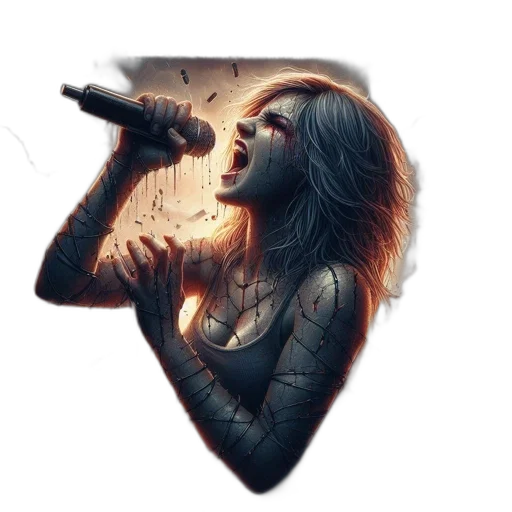jacket, face, fantasy art, concept art transparent PNG cut-out