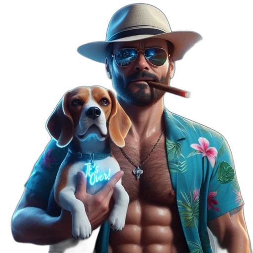 animal, jacket, concept art, pixel art transparent PNG cut-out