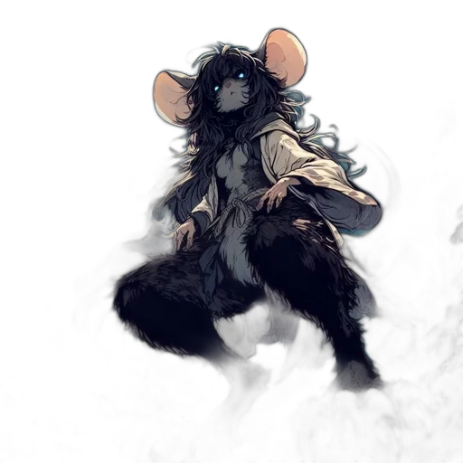 creature, animal, mask, staff transparent PNG cut-out