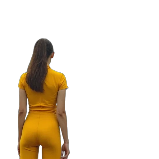 dress, jacket, staff, robot transparent PNG cut-out