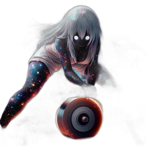 creature, hair, robot, mask transparent PNG cut-out