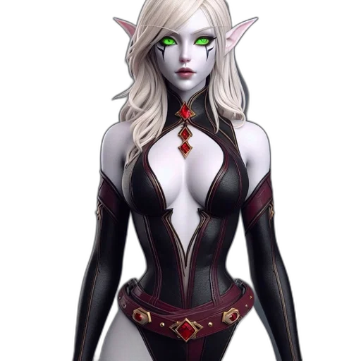 fantasy art, concept art, comic book art, 3d render transparent PNG cut-out