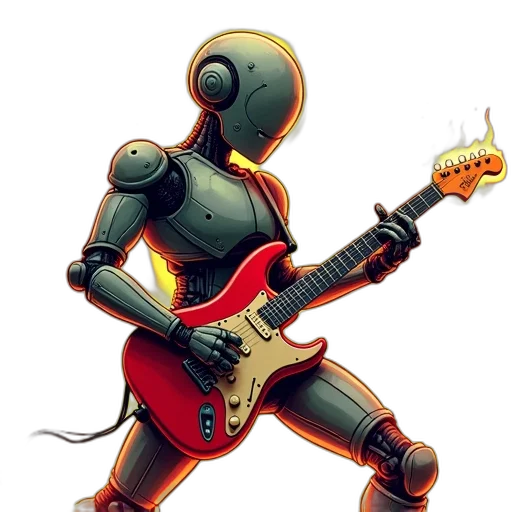 robot, weapon, jacket, mask transparent PNG cut-out