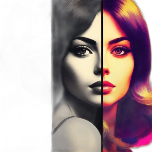 face, photorealistic, 3d render, fantasy art transparent PNG cut-out