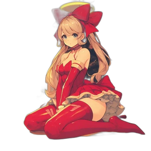dress, crown, staff, hat transparent PNG cut-out