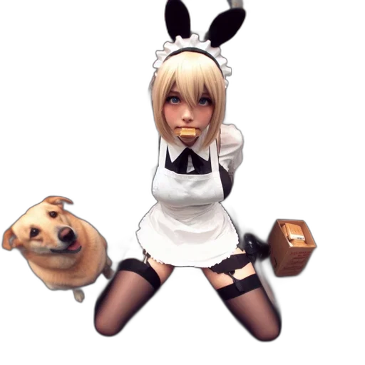 animal, dress, staff, food transparent PNG cut-out