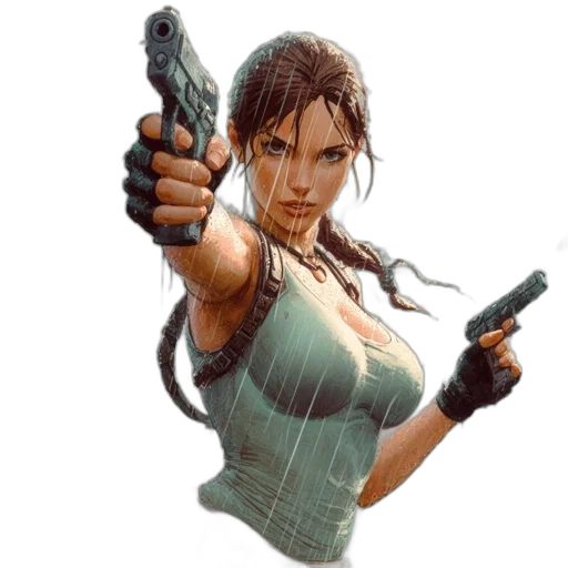 weapon, concept art, photorealistic, pixel art transparent PNG cut-out