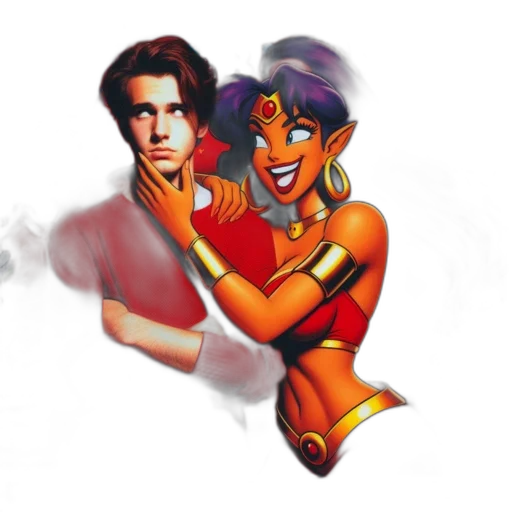 comic book art, concept art, fantasy art, cartoon transparent PNG cut-out