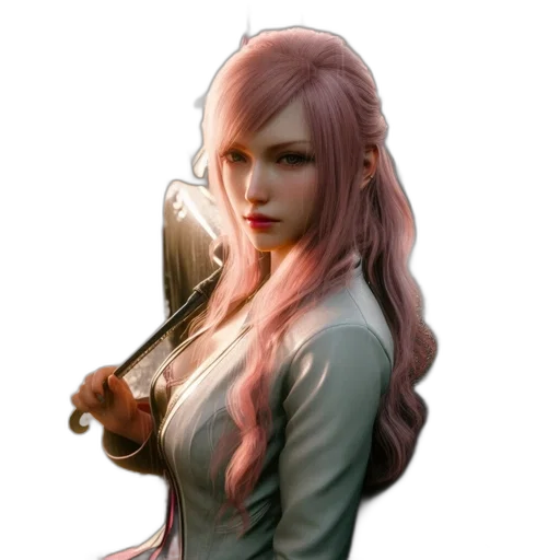 weapon, staff, face, dress transparent PNG cut-out
