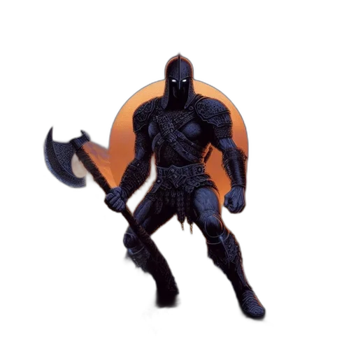weapon, sword, mask, creature transparent PNG cut-out