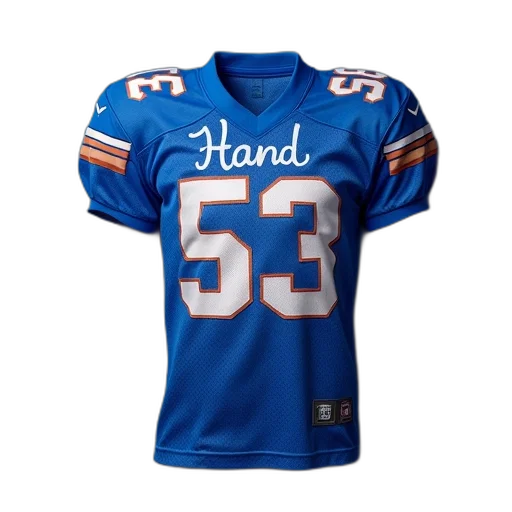 blue, nfl, football, jersey transparent PNG cut-out