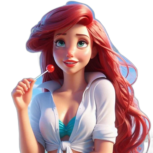 dress, face, concept art, 3d render transparent PNG cut-out