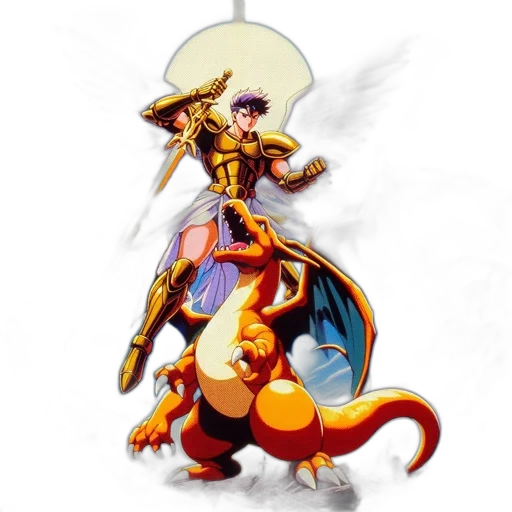 dragon, staff, concept art, fantasy art transparent PNG cut-out