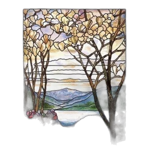 tree, flower, dress, watercolor transparent PNG cut-out