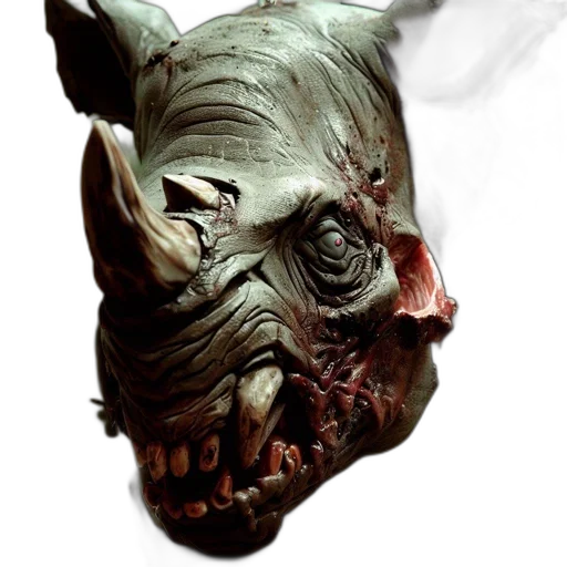 mask, face, creature, dragon transparent PNG cut-out