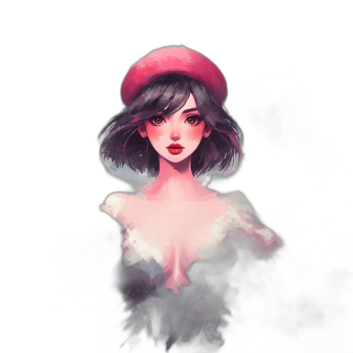 hat, dress, face, mask transparent PNG cut-out