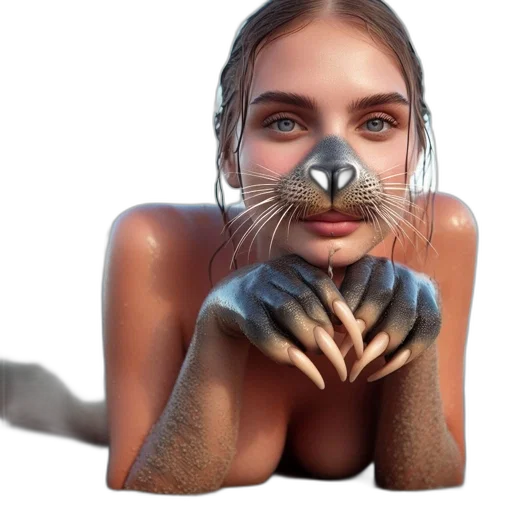 animal, mask, creature, face transparent PNG cut-out