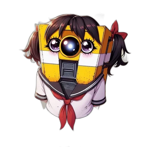 mask, robot, staff, weapon transparent PNG cut-out