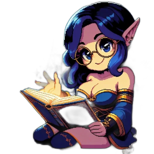 staff, fantasy art, pixel art, concept art transparent PNG cut-out