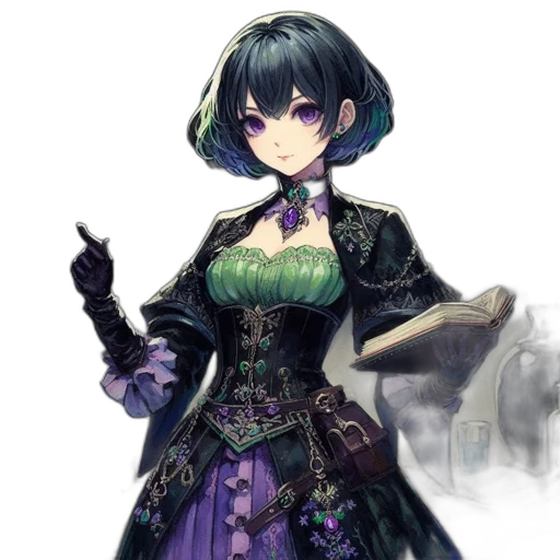 staff, dress, weapon, concept art transparent PNG cut-out