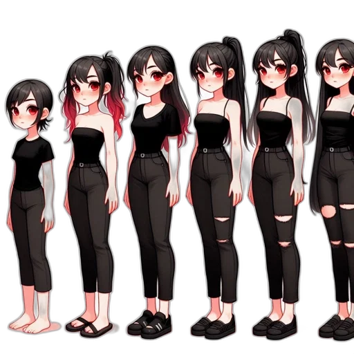 dress, concept art, anime, cartoon transparent PNG cut-out
