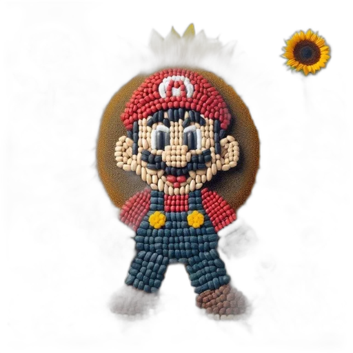 hat, pixel art, 3d render, concept art transparent PNG cut-out