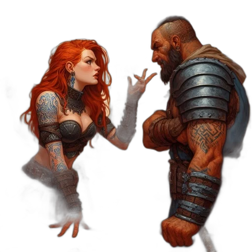 sword, fantasy art, concept art, comic book art transparent PNG cut-out