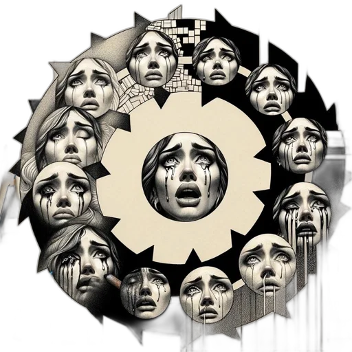 mask, face, umbrella, concept art transparent PNG cut-out