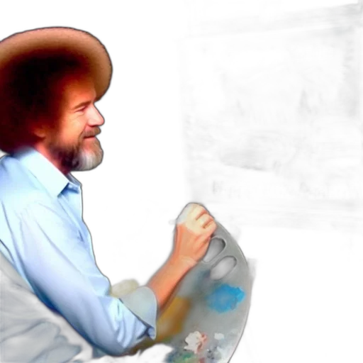 hat, hair, robot, face transparent PNG cut-out