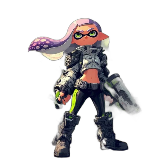 weapon, jacket, staff, dress transparent PNG cut-out