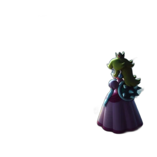 dress, crown, staff, dragon transparent PNG cut-out